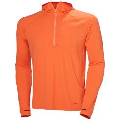 Bluza z kapturem 1/2 zip Helly Hansen Shine Solen. Brązowe bluzy z kapturem Helly Hansen, l, bez wzorów, z elastanu, z kapturem. Za 422.00 zł.