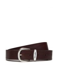 Wrangler Pasek Męski 50X1AC Brązowy. Brązowe paski Wrangler, bez wzorów, ze skóry. Za 119.99 zł.
