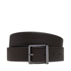 Pasek Męski Calvin Klein. Brązowe paski CALVIN KLEIN, bez wzorów. Za 189.99 zł.
