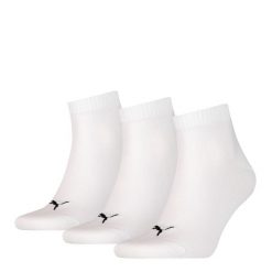Puma Skarpety Quarter Plain 3-Pack 93858909. Białe skarpety Puma, bez wzorów, z bawełny. Za 39.00 zł.