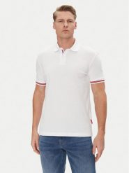 JOOP! Jeans Polo 15 JJJ-17Amare 30046012 Biały Modern Fit. Białe koszulki polo JOOP! Jeans, m, bez wzorów, z bawełny, bez kołnierzyka, bez ramiączek. Za 249.99 zł.