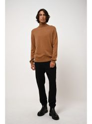 AUTHENTIC CASHMERE Kaszmirowy golf "Bange" w kolorze jasnobrązowym rozmiar: XXL. Brązowe golfy AUTHENTIC CASHMERE, xxl, bez wzorów, z kaszmiru, bez ramiączek. Za 434.99 zł.