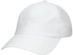 Czapka z daszkiem Asics Essential Running. Białe czapki z daszkiem ASICS, na lato, bez wzorów, z materiału. Za 99.00 zł.