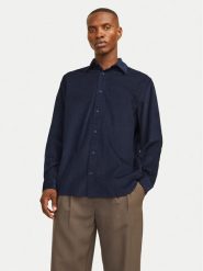 Jack&Jones Koszula Cregent 12260725 Granatowy Comfort Fit. Niebieskie koszule Jack&Jones, l, bez wzorów, z bawełny, bez kołnierzyka, bez ramiączek. Za 109.99 zł.