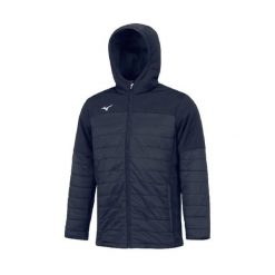 Kurtka Mizuno Sapporo Hybrid. Niebieskie kurtki Mizuno, na zimę, m, bez wzorów, z materiału, z kapturem. Za 317.35 zł.