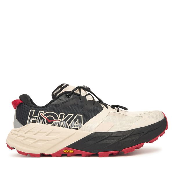 Buty do biegania Hoka. Brązowe buty do biegania HOKA, bez wzorów, z gore-texu, bez zapięcia, do biegania, gore-tex. Za 899.99 zł.