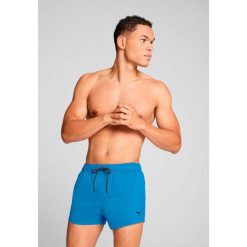 Kąpielówki męskie Puma, krótkie, Speed Blue. Niebieskie kąpielówki Puma, m, bez wzorów, krótkie. Za 173.99 zł.