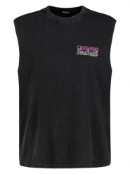 Sublevel Top w kolorze czarnym rozmiar: XL. Czarne bezrękawniki Sublevel, xl, bez wzorów, z bawełny, bez kołnierzyka, bez ramiączek. Za 43.99 zł.