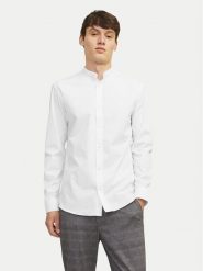 Jack&Jones Koszula Joe 12205921 Biały Slim Fit. Białe koszule Jack&Jones, m, bez wzorów, z bawełny, bez kołnierzyka, bez ramiączek. Za 99.99 zł.