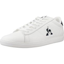 Buty LE COQ SPORTIF COURTSET 2 Biały. Białe buty trekkingowe le coq sportif, bez wzorów, ze skóry, bez zapięcia. Za 296.99 zł.