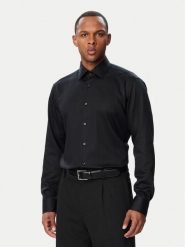 BOSS Koszula Joe 50555711 Czarny Regular Fit. Czarne koszule Boss, m, bez wzorów, z bawełny, bez kołnierzyka, bez ramiączek. Za 499.99 zł.