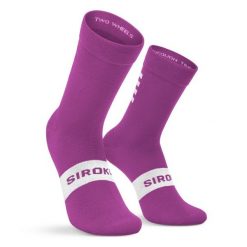 Skarpetki rowerowe unisex S1 Fucsia Barillete. Fioletowe skarpety SIROKO, bez wzorów. Za 67.00 zł.