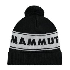 Czapka Mammut. Czarne czapki zimowe Mammut, bez wzorów. Za 229.99 zł.