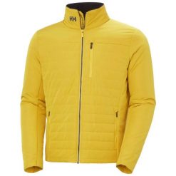 Kurtka puchowa Helly Hansen Crew 2.0. Żółte kurtki Helly Hansen, s, bez wzorów, z materiału, bez kaptura. Za 662.50 zł.