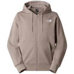 Bluza turystyczna męs The North Face M Simple Dome Light Regular Full Zip Hoodie. Szare bluzy The North Face, m, bez wzorów, bez kaptura. Za 299.00 zł.