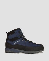 Buty trekkingowe męskie Dolomite Steinbock GTX 2.0. Niebieskie buty turystyczne Dolomite, bez wzorów, z gore-texu, bez zapięcia, trekkingowe, gore-tex. Za 1,066.85 zł.