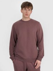 4F Bluza w kolorze brązowym rozmiar: L. Brązowe bluzy 4F, l, bez wzorów, bez kaptura. Za 68.45 zł.