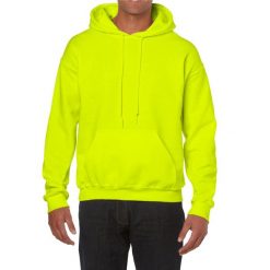 Bluza Z Kapturem Dla Dorosłych Unisex Heavy Blend. Zielone bluzy GILDAN, m, bez wzorów, z kapturem. Za 73.99 zł.