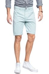 LEE 5 POCKET SHORT RELAXED MĘSKIE SZORTY JEANSOWE JEANS WASHED BLUE L73ESBRM 112120508. Niebieskie szorty Lee, l, bez wzorów, z jeansu. Za 169.99 zł.