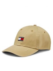 Tommy Jeans Czapka z daszkiem Tjm Heritage Cap AM0AM12020 Beżowy. Brązowe czapki z daszkiem Tommy Jeans, bez wzorów, z jeansu. Za 99.99 zł.