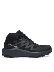 Salomon Trekkingi Outscape Mid Gtx GORE-TEX L45410600 Czarny. Czarne botki sznurowane Salomon, bez wzorów, z gore-texu, bez obcasa, bez zapięcia. Za 559.99 zł.
