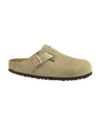 Klapki męskie Birkenstock Boston Tabacco. Brązowe klapki Birkenstock, z materiału. Za 589.20 zł.