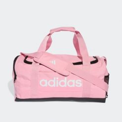 Torba sportowa Linear mały format. Brązowe torby na ramię Adidas, bez wzorów, na ramię, bez dodatków. W wyprzedaży za 99.99 zł.