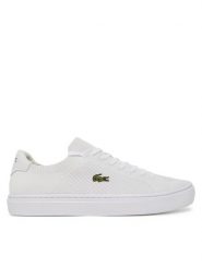 Lacoste Sneakersy La Piquée 2.0 7-49CMA0004 Biały. Białe buty sportowe casual LACOSTE, bez wzorów, z materiału, bez zapięcia. Za 484.99 zł.