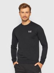 EA7 Emporio Armani Bluza 8NPM52 PJ05Z 1200 Czarny Regular Fit. Czarne bluzy EA7 Emporio Armani, m, bez wzorów, z bawełny, bez kaptura. Za 219.99 zł.