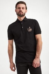 Polo męskie z logo DOLCE & GABBANA. Koszulki polo sportowe Dolce & Gabbana, m, bez wzorów, bez kołnierzyka, bez ramiączek. W wyprzedaży za 1,845.35 zł.