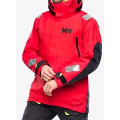 Kurtka męska Helly Hansen Skagen Offshore Jacket. Czerwone kurtki Helly Hansen, l, bez wzorów, bez kaptura. Za 1,369.00 zł.