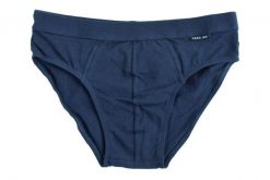 Klasyczne Męskie Slipy, Bawełna z Elastanem, Niebieskie – Pako Jeans. Niebieskie slipki Pako Jeans, l, bez wzorów, z bawełny. Za 33.00 zł.