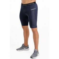 Spodenki termoaktywne fitness męskie Rough Radical Stone Shorts. Niebieskie bielizna termoaktywna ROUGH RADICAL, m, bez wzorów, bez ramiączek, na fitness i siłownię. W wyprzedaży za 127.42 zł.