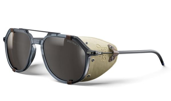 Okulary przeciwsłoneczne JULBO Tribute - Spectron 4 - Blue/Beige/Black. Brązowe okulary przeciwsłoneczne JULBO, pilot. Za 649.00 zł.