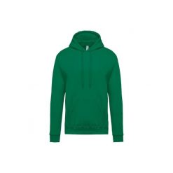 Bluza z kapturem Kariban. Zielone bluzy z kapturem KARIBAN, l, bez wzorów, z bawełny, z kapturem. Za 192.00 zł.