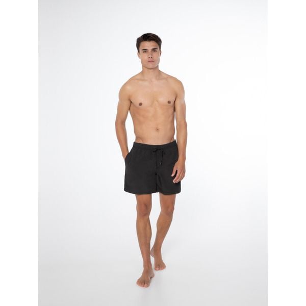 Szorty plażowe męskie PROTEST Faster. Czarne odzież kąpielowa Protest, m, bez wzorów, sportowe. Za 198.50 zł.