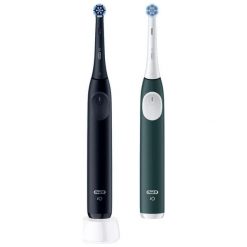 Szczoteczka magnetyczna Oral-B iO 2 Duo Night Black/Forest Green czarny/zielony. Szczoteczki elektryczne ORAL B. Za 319.00 zł.