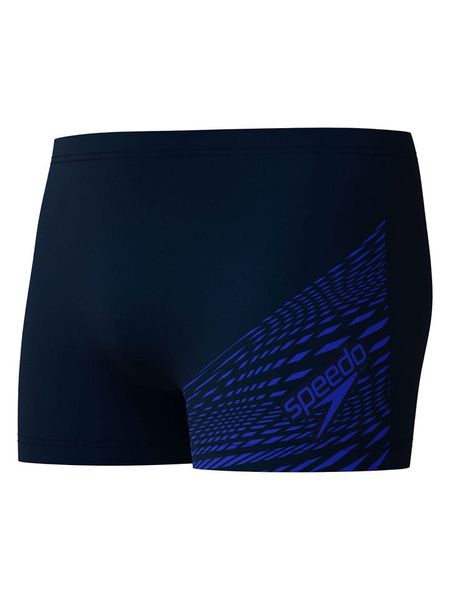 Speedo Kąpielówki "Eco Medley" w kolorze granatowo-niebieskim rozmiar: 4. Niebieskie kąpielówki Speedo, bez wzorów, z materiału. Za 89.47 zł.
