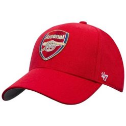 Czapka z daszkiem męska Arsenal FC MVP Cap. Czerwone czapki z daszkiem 47 Brand, na lato, bez wzorów, z materiału. Za 109.99 zł.