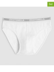 COTONELLA Slipy (2 pary) w kolorze białym rozmiar: L. Białe slipki COTONELLA, l, bez wzorów. Za 26.99 zł.