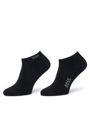 BOSS Skarpety krótkie 50538188 Czarny. Czarne skarpety Boss, bez wzorów, z wiskozy. Za 69.99 zł.