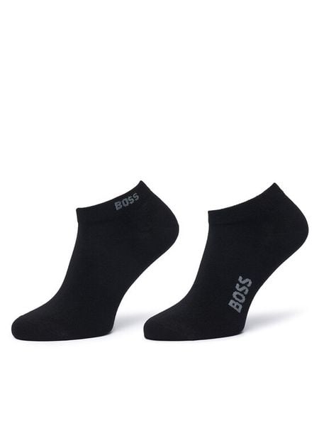 BOSS Skarpety krótkie 50538188 Czarny. Czarne skarpety Boss, bez wzorów, z wiskozy. Za 69.99 zł.