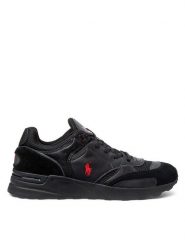 Polo Ralph Lauren Sneakersy Trackstr 200 809906202001 Czarny. Czarne buty sportowe casual Polo Ralph Lauren, bez wzorów, ze skóry, bez zapięcia. Za 499.99 zł.