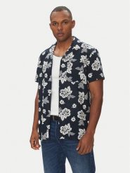 Tommy Jeans Koszula DM0DM21351 Granatowy Regular Fit. Niebieskie koszule Tommy Jeans, m, bez wzorów, z bawełny, bez kołnierzyka, bez ramiączek. Za 259.99 zł.