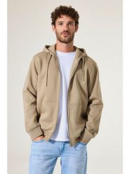 Garcia Bluza w kolorze beżowym rozmiar: S. Brązowe bluzy Garcia, s, bez wzorów, bez kaptura. Za 170.87 zł.