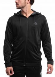Bluza męska adidas SEA FZ HD. Czarne bluzy z kapturem Adidas, m, bez wzorów, z materiału, z kapturem. Za 215.99 zł.