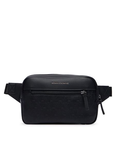 Armani Exchange Nerka XM003279 AF26662 UC001 Czarny. Czarne saszetki i nerki Armani Exchange, bez wzorów, ze skóry. Za 454.99 zł.