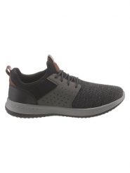 Skechers Sneakersy "Delson-Camben" w kolorze szarym rozmiar: 47,5. Szare buty sportowe casual Skechers, bez wzorów, bez zapięcia. Za 239.99 zł.