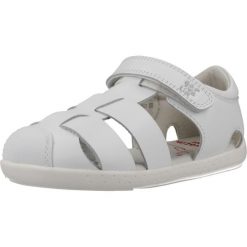 Sandały GARVALIN 252326G Biały. Białe sandały GARVALIN, ze skóry, bez zapięcia. Za 223.99 zł.