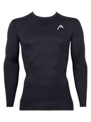 HEAD Podkoszulek termiczny w kolorze czarnym rozmiar: M. Czarne bielizna termoaktywna Head, m, bez wzorów, z materiału, bez ramiączek. Za 60.99 zł.